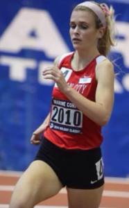 Devon Grisbaum on her way to a U.S. #2 10:09 at the Armory.