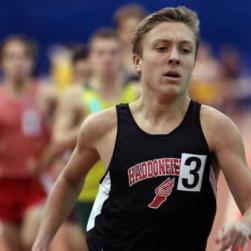 Haddonfield's Greg Pelose ran 1:54 and 4:15 at Group 2 states.
